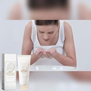 OUHOE โฟมล้างหน้า คลีนเซอร์ข้าว Face Cleanser คลีนเซอร์ ทำความสะอาดผิวหน้า เติมความชุ่มชื้น บำรุงผิว ฟื้นฟูผิว โฟมล้างหน้าผิวมัน โฟมล้างหน้าสิว ผลิตภัณฑ์ทำความสะอาดหน้า (120g)