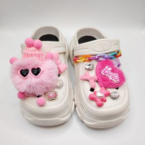 Crocs jibbitz quyến rũ ngọc trai khóa giày có thể tháo rời Kim Cương pha lê bướm giày trang trí sang trọng Sneaker hoa cho CROCS