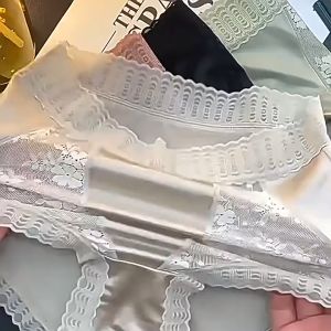 U-8825 กางเกงไร้ขอบ ผ้าลื่น ใส่สบาย ระบายอากาศได้ดี ส่งจากไทย