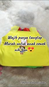 6 PCS Kaos Dalam Anak Perempuan Tanktop Anak Cewek Singlet Baju Dalam Perempuan