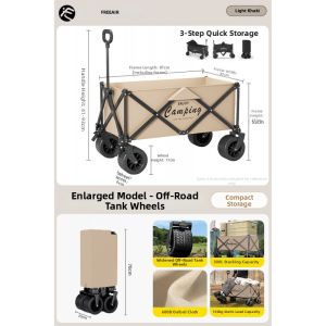 LINSI | Outdoor Foldable Trolley Large Capacity