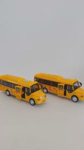 [MỞ ĐƯỢC CỬA] Đồ chơi Mô hình Xe Bus CÓ ĐÈN NHẠC school bus xe ô tô xe buýt chở học sinh kéo cót chạy đà mạnh 7729