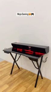 Trenz Furniture - Meja Komputer Meja Gaming Meja PC Meja Laptop LED Minimalis Terlaris Matkens