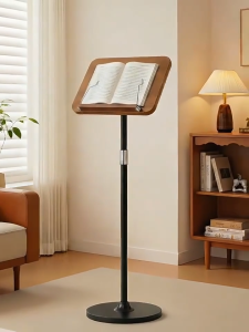 Adjustable Height Stand Book Stand Laptop Stand Multifunctional Vertical Bookshelf with Base for Music Scores Podiums Book Displays Hands-Free Artifact