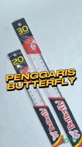 Penggaris Plastik 30cm Penggaris 30cm Penggaris Butterfly Ruler