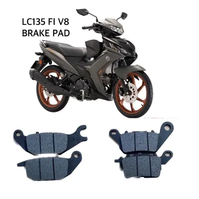 YAMAHA LC135 FI V8 BRAKE PAD FRONT REAR BRAKE PAD DEPAN BELAKANG