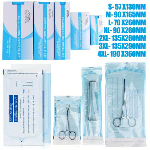 200/50pcs Self-sealing Sterilization Pouches Bags 7 Sizes Self-adhesive Medical-grade Bag Disposable Nail Art Tattoo Accessories