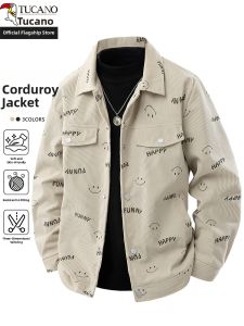 TUCANO | Fashionable Workwear Corduroy Jacket New Male Outerwear