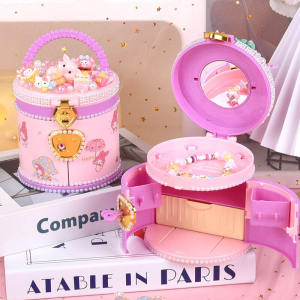 Creative Handmade Toy Gift: DIY Princess Jewelry Box Kit