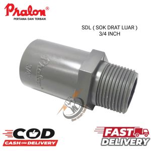 SOK DRAT LUAR (SDL)3/4 INCH AW PRALON/VALVE SOCKET 3/4"AW /SOCK DRAT LUAR 3/4"AW/SDL PVC 3/4" PRALON