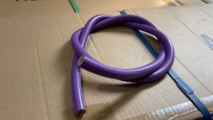 ยาง ยางปลา แบบ 2 ชั้น 13 มิล คละสี ปลายูนิต 24 ชั้น สีคลาย 55 ล้านมิตร