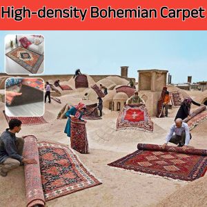 High-density Bohemian Carpet Anti-slip Floor Mat Dirt-resistant Durable Carpet Rugs