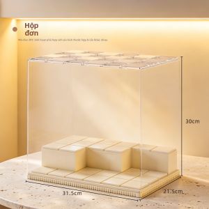 Tủ Hiển Thị Trong Suốt Chống Bụi DIY Castle