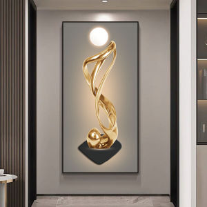 Good Luck Comes Entrance Painting Hallway Corridor Aisle Abstract Paintingfor Hanging Staircase Vertical Version Modern Light Luxury Mural