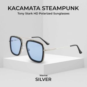 Kacamata Hitam Pria Polarized Gaya Korean Fashion Tony Stark Limited Edition COD