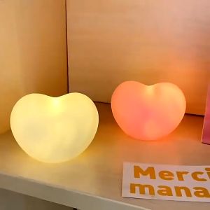 Romantic Love Heart LED Night Light Table Lamp for Valentines Day Anniversary Gift