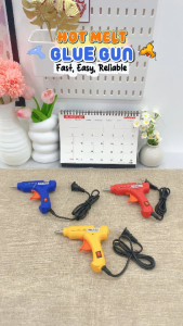 FCI Glue Gun Available in 3 Colors Easy to hold Heating nozzle for hot melt glue sticks Suitable for craft tables workspaces and home use