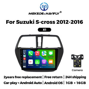 MEKEDE Carplay Car Stereo For Suzuki SX4 2 S-Cross 2012-2016 GPS Navigation BT Multimedia Video Player 9Inch Car Radio Head Unit