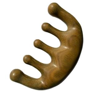 Thảm Mát Xông Hơi Gỗ Đàn Hương Xanh Tự Nhiên Cọ Mát Xa Tóc Cọ Thông Mạch Cọ Chải Tóc Rộng Cho Phụ Nữ Dùng Để Chải Tóc Và Mát-xa Vai Cổ