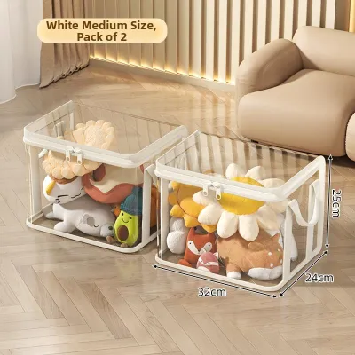 Transparent Large Capacity Toy Storage Box