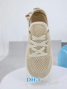 RUIMO SEPATU WANITA Trendy Knit Mesh Canvas Round Toe - Sneakers Korea Import DH-1
