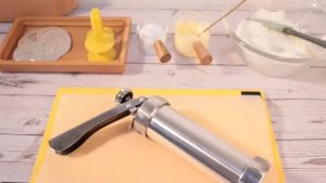 คุกกี้ 20 หัว หัวบีบ 4 หัว อัน พร้อมแผ่นคุกกี้สแตนเลส สำหรับการอบ 20 หัว 4 หัว อัน สำหรับการเครื่องทำบิสกิต DIY