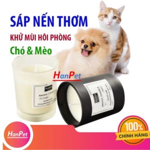 Sáp nến thơm khử mùi hôi phòng chó mèo