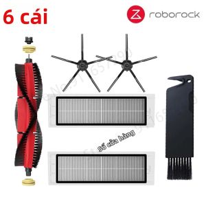 Roborock | Phụ Kiện Máy Hút Bụi Robot Roborock S50 S5 Max S6 MaxV: Bộ Khăn Lau Bộ Lọc HEPA Bộ Chổi Bên/chính Dành Cho Các Mẫu S50/S5 Max/S6 MaxV