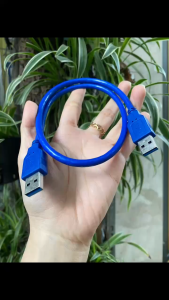 [HCM]Dây cáp 2 đầu USB đực chuẩn 3.0 dài 60cm (Xanh) / Cáp USB 2 đầu dương chuẩn 3.0 dài 60cm