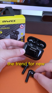 Awei T1 Pro TWS Wireless Bluetooth Earphones HiFi Stereo Sound In Ear Earbuds with Mic IPX6 Waterproof HD Voice Call Handsfree