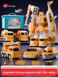 FUZAO | Đồ Chơi Giáo Dục Transformer Có Thể Biến Hình 3-6 Tuổi