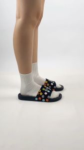 Dép quai ngang slipper Icon Cảm Xúc Emoji cao cấp nam nữ HISHOO siêu nhẹ da Bò lộn thời trang size 36 - 45 U112