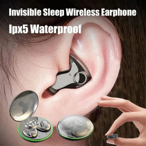 JBMBHC Mini Sleep Earphone Bluetooth 5.3 Invisible Headphones Wireless Headsets Hidden Earbuds IPX5 Waterproof
