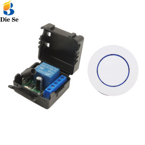 Diese DC 12V 10A 1Channel RF 433Mhz Wireless Swicth Receiver Relay module Remote Control with 1-Button used for DC Motor/LED Lamp/Lamp/DIY