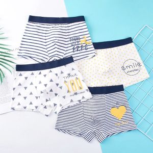 COMBO 4 Quần Chíp Bé Trai COTTON Kháng Khuẩn Co Giãn Đàn Hồi Tốt Quần Chip Cho Bé Trai Thương Mã DL-009