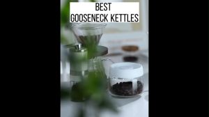 Lahome Gooseneck Kettle Pour Over Kettle Coffee Brew Electric Pouring Kettle Precision Temperature Control 12h Keep Warm Function Iced Americano Coffee Boil Water Fast Heating Kettle