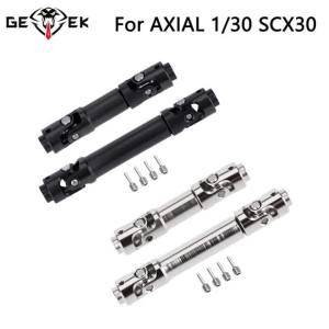2Pcs Steel Drive Shaft for 1/30 RC Crawler Car SCX30 Ford Bronco Jeep Wrangler JLU Upgrade Parts