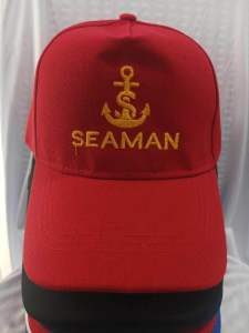 seaman high quality embroid/tahi bullcap