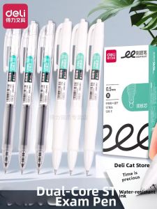 deli | Quick Drying Exam Writing Dual-core ST Tip Pen