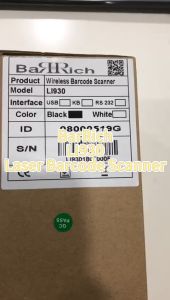 BarRich LI930 Wireless Laser Barcode Scanner Wireless Scanner CCD