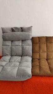 Kursi Lesehan Minimalis Sofa Lipat Sandaran 2in1 Kursi Lantai Jumbo Ukuran 52x55x55cm