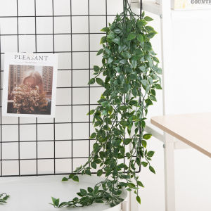 Artificial Ivy Plant Plastic Leaf Wedding Festival Arch Decoration Home Window Sill Ornamental Flowerpot Wall Hanging