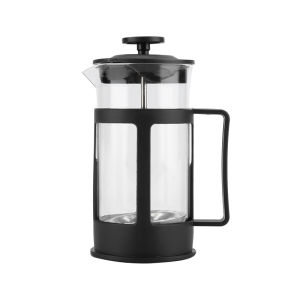 MOMIAN | French Press Coffee Pot with Manual Press and Milk Frother