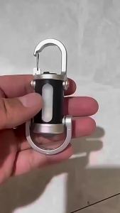 Lampu senter Gantungan Kunci Mini light Multifungsi USB Emergency Camping LED Light tahan air