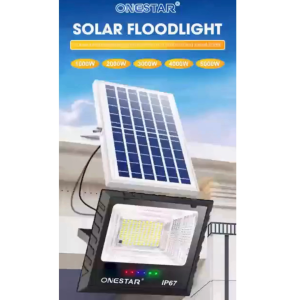 ONESTAR brand under NSS Solar Flood Light Outdoor Waterproof LED Street Lamp with Remote Automatic 18000watts One Star Solar makapal