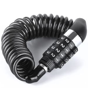 1Pc Universal Bicycle Cable Lock Combination Chain Anti-Theft for Mountain Bike Motorbike Luggage Helmet Portable Security