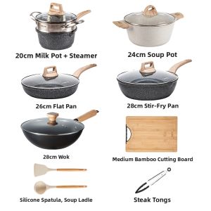 CAROTE | Non-stick Kitchen Pots and Pans Set