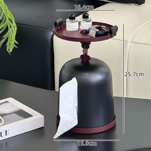 Luxury Tissue Box Holder Living Room Desktop Remote Control Storage Box Home Use Tea Table Organizer Elegant Shelf Storage Box