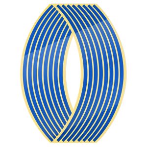 16Pcs/set 18inch Strips Motorcycle Car Rim Stripe Wheel Decal Tape Sticker Reflective Rim Stripe Tape Bike Motorcycle Stickers