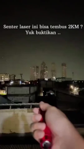 Laser Hijau Pointer 303 Jarak Jauh Baterai Cas Free Charger dan Kunci Pengaman